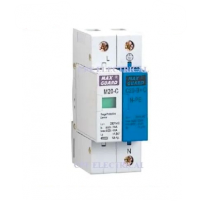 SPD MY2 40MAX 2P 40kA SURGE ARRESTOR [MAXGUARD]